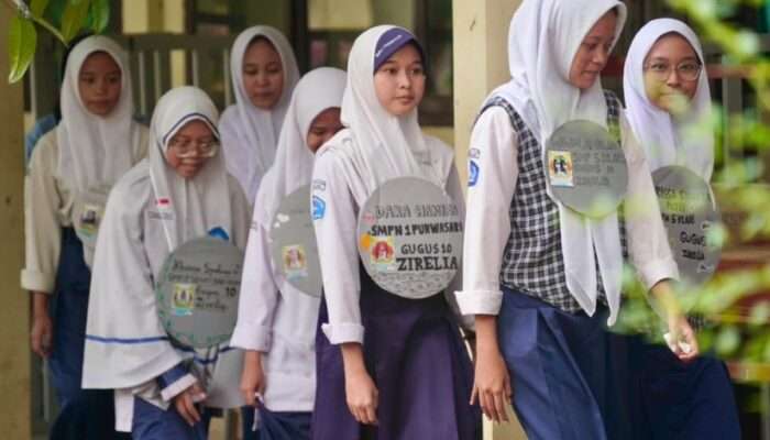 Hari Pertama MPLS Panca Waluya Berjalan Menyenangkan
