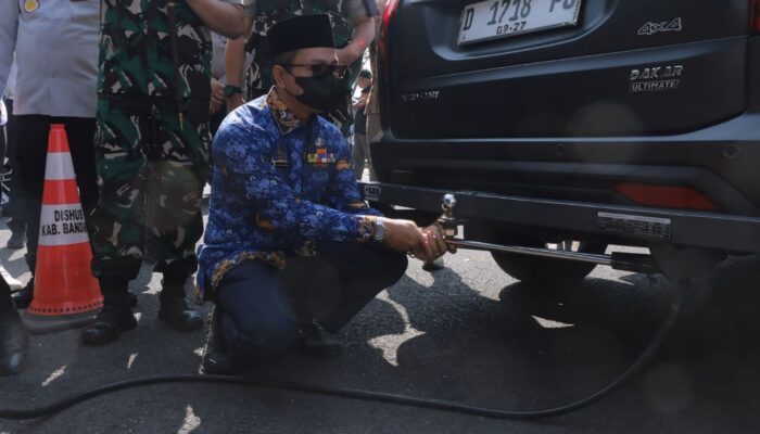 Bupati Kang DS: Uji Emisi Kendaraan Pemkab Dulu Sebelum Kendaraan Umum