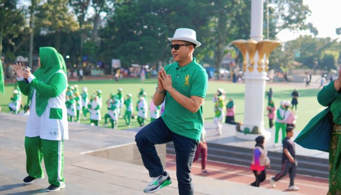 Bupati Kang DS Beri Motivasi Hidup Sehat Jamaah Muslimat NU