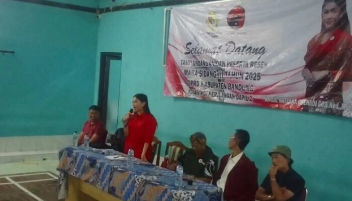 Anggota DPRD Kab Bandung Angie Geonadi Tampung Aspirasi Konstituen