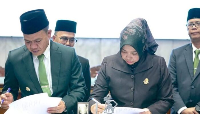 DPRD Kab Bandung Gelar Rapat Paripurna Persetujuan PP-APBD 2024 dan Raperda