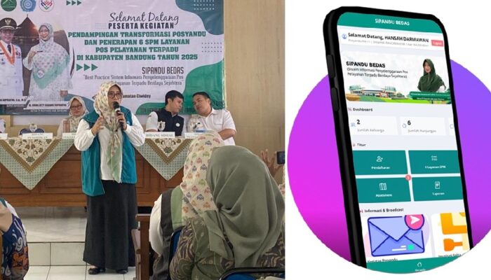 Aplikasi SiPANDU BEDAS TP Posyandu Kab Bandung Tingkatkan SPM Masyarakat Lebih Cepat