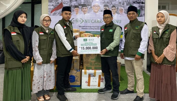 Lazisnu Kab Bandung Salurkan Donasi untuk Korban Bencana Aceh-Sumatera