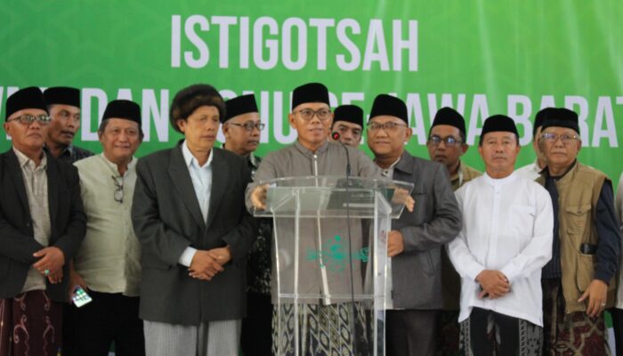 PWNU Jabar Bersama PCNU Sampaikan Pernyataan Sikap Atas Dinamika PBNU
