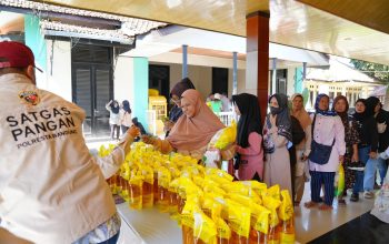 Polresta Bandung Gelar Gerakan Pangan Murah Serentak, 800 Warga Terbantu