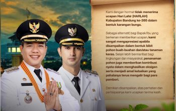 Anggaran Hari Jadi Kabupaten Bandung untuk Penanggulangan Bencana, KDS: Tidak Perlu Karangan Bunga, Cukup Upacara dan Sidang Paripura