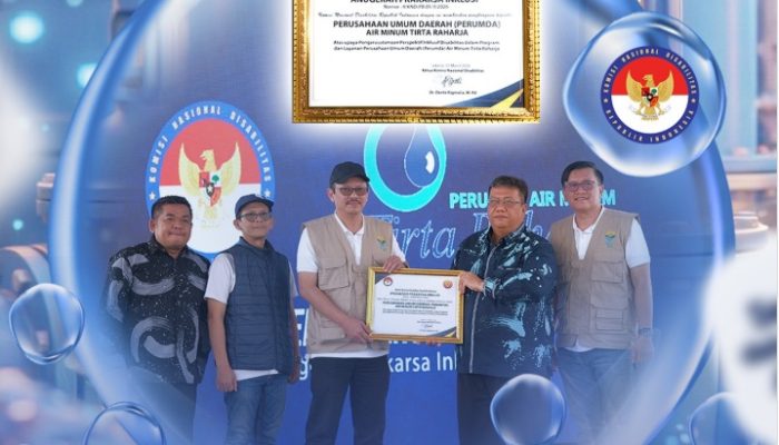 Perumda Tirta Raharja Raih Anugerah Prakarsa Inklusi dari Komisi Nasional Disabilitas