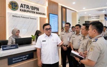 Kanwil ATR/BPN Jabar Pantau Layanan Pertanahan di Kabupaten Bandung, Iim Rohiman: Jadi Bahan Evaluasi Bersama