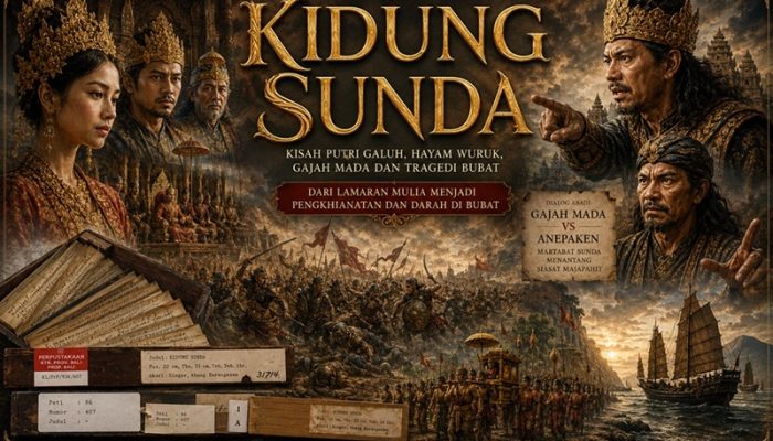 Kidung Sunda (2): Gambar Putri Galuh di Hadapan Para Raja