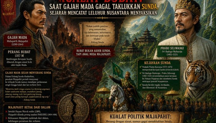 Kualat Bubat: Saat Gajah Mada Gagal Taklukkan Sunda, Majapahit Retak dari Dalam