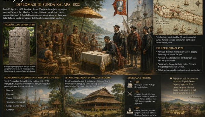 Pajajaran di Panggung Dunia: Ketika Kerajaan Sunda Menggandeng Portugis untuk Menyelamatkan Sunda Kalapa