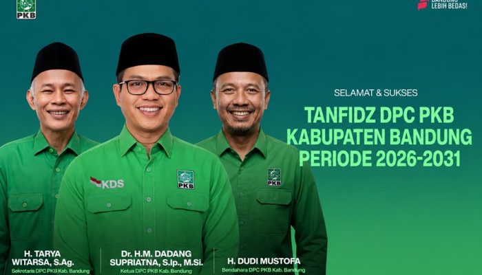 Dadang Supriatna Kembali Pimpin DPC PKB Kabupaten Bandung Periode 2026-2031