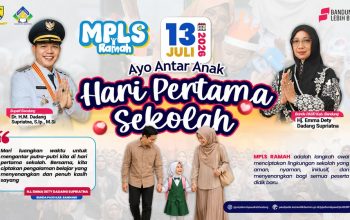 KDS Ajak Orang Tua Antar Anak di Hari Pertama Sekolah, Pemkab Bandung Gaungkan MPLS Ramah