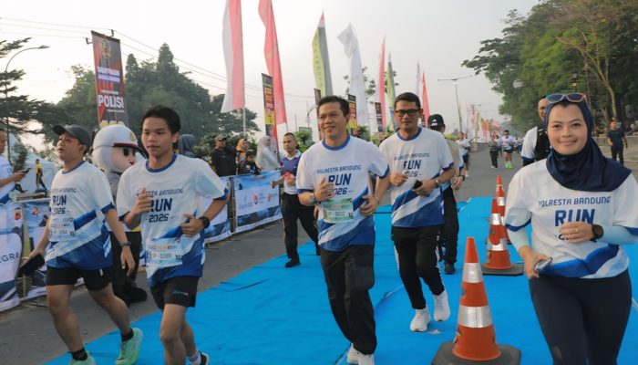 Polresta Bandung Run Diikuti 2.742 Pelari, KDS Puji Kekompakan Polri dan Masyarakat