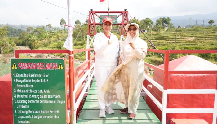 Setelah Permudah Akses Warga, Jembatan Perintis Garuda Kini Jadi Lokasi Bakti Sosial Persit KCK
