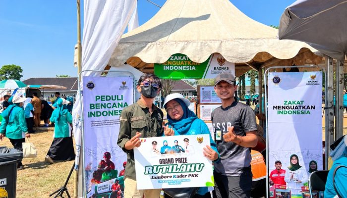 Jambore Kader PKK, BAZNAS Kabupaten Bandung Bagikan Kupon Sembako dan Bantu Rehab Rutilahu Kader PKK