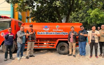 Geo Dipa Serahkan Tangki Air 5.000 Liter ke BPBD Kabupaten Bandung