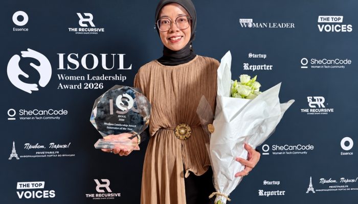 Dosen Tel-U Raih Innovator of the Year 2026 di Paris