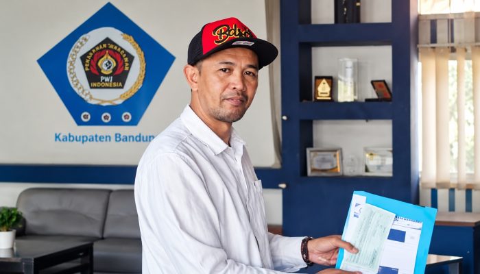 Rustandi Jurnal Soreang Daftar Bakal Calon Ketua PWI Kabupaten Bandung 2026–2029