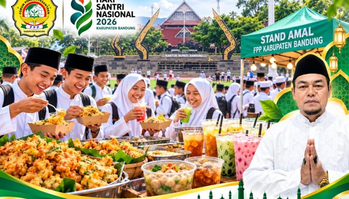 Peringati HSN, Ribuan Santri Bakal Disuguhi Kuliner Gratis di Stand Amal FPP Kabupaten Bandung