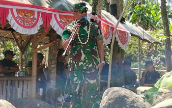 Wujud Bakti TNI Untuk Rakyat, Letjen TNI H. Iwan Setiawan Resmikan Jembatan Gantung Perintis Garuda Citiis