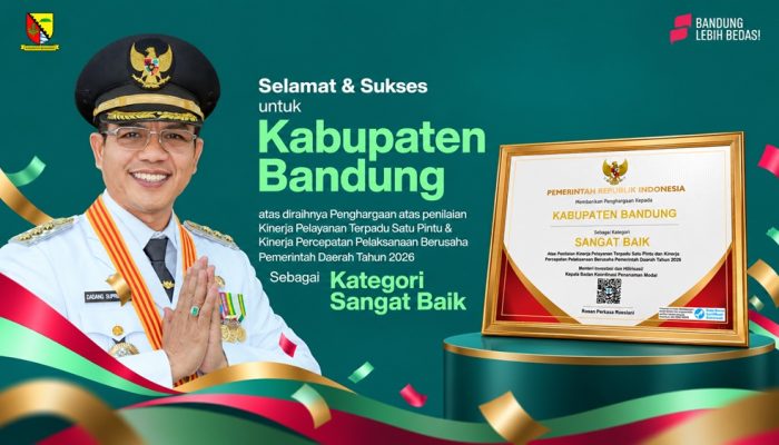 Raih Predikat Sangat Baik, DPMPTSP Kabupaten Bandung Bidik Layanan Perizinan yang Makin Berkualitas
